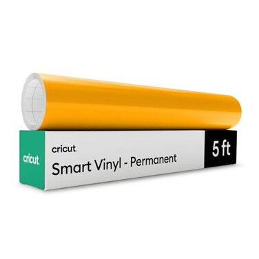 Cricut Smart Permanent Vinyl Maize Yellow 13in x 5ft for Maker Explore Machines