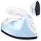 Honoson Mini Craft Iron Mini Heat Press Small Iron 393 x 236 x 276 in Portable Handy Tiny Flatiron with Charging Base Accessory for Fuse Bead Patch DIY Heat Transfer VinylLight Blue