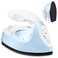 Honoson Mini Craft Iron Mini Heat Press Small Iron 393 x 236 x 276 in Portable Handy Tiny Flatiron with Charging Base Accessory for Fuse Bead Patch DIY Heat Transfer VinylLight Blue