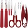 CampTek Sewing Seam Ripper ToolStitch Remover and Thread Cutter with 2Big2Small Seam Rippers1 Pack Thread Snips1Pack 5Scissor