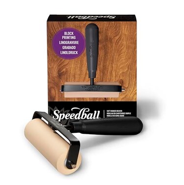 Speedball Deluxe Soft Rubber Brayer 4Inch Special Edition Black