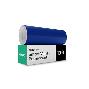 Cricut Smart Permanent Vinyl for Joy Machine Ocean Blue 55in x 10ft roll Matless Cutting for Long cuts