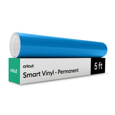 Cricut Smart Permanent Vinyl Ocean Blue 13in x 5ft for Maker Explore Machines
