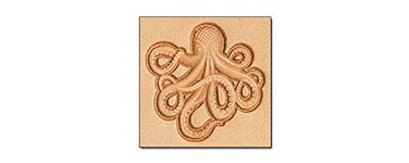 Tandy Leather Craftool 3D Stamp Octopus Detailed Carving Tool Helps Create Consistent Decorative Stamps 867400