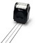 Veltec Dashed Handwriting Lines Practice Roller Stamp for Kids Parents and Teachers Black