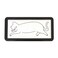 Midori DESIGNPHIL 35504006 Stamp Penetrating Stamp Half Cat Pattern