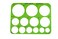 Westcott T826 Jumbo Circles Template Plastic Shape Template Tool 875 by 115 in