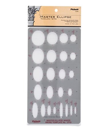 Pickett Master Ellipse Template 1270I