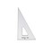 Pacific Arc Drafting Triangle 4inch 306090 Degrees wInking Edge Topaz