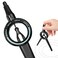 ROATEE Compass Geometry Tool Visible Radius Math Compass Compatible with 05mm Lead School Supplies Student Woodworking Drafting Drawing Circle Tools Professional Back to School Supplies