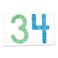 Roylco Number Stencil Tracers 10 Plastic Number Stencils 09 for Math Classroom Posters Bulletin Boards Tracing Crafts Early Learning
