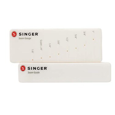 SINGER Stitch Gauge Guide Seam Measuring Tool for Machine Sewing