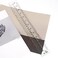 UPTTHOW Acrylic Paper Tearing Ruler Craft Ruler for Cutting Paper to Wavy Line Jagged and Irregular Edges 12 Measuring Tool for Engineering School Office Architect and Drawing