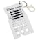 UPTTHOW Knitting Needle Gauge Spinning Control Card Multifunctional Combo Ruler for Spinners Yarn Measuring Tools WPI Guide Gauge Crochet Accessories