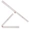SINGER 24Inch Folding Ruler with Precision Marking Grid Lines for Sewing Quilting Crafting Patternmaking Clear Metric Ruler ZeroCentering 15 Increment Quick Angle Ruler Folds to 12