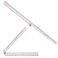 SINGER 24Inch Folding Ruler with Precision Marking Grid Lines for Sewing Quilting Crafting Patternmaking Clear Metric Ruler ZeroCentering 15 Increment Quick Angle Ruler Folds to 12