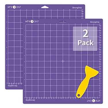 HTVRONT Strong Grip Cutting Mat 2 Pack Cutting Mat 12x12 Compatible with Cricut Maker 3Maker 4MakerExplore 34Air 2One Strong Adhesive Sticky Quilting Cutting Mats Replacement Accessories