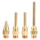 Wolfride 4Pcs Glue Gun Nozzle Set Hot Glue Gun Tips 108mm Thread Interchangeable Copper Nozzle Bore Diameter 2mm 3mm