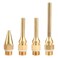 Wolfride 4Pcs Glue Gun Nozzle Set Hot Glue Gun Tips 108mm Thread Interchangeable Copper Nozzle Bore Diameter 2mm 3mm