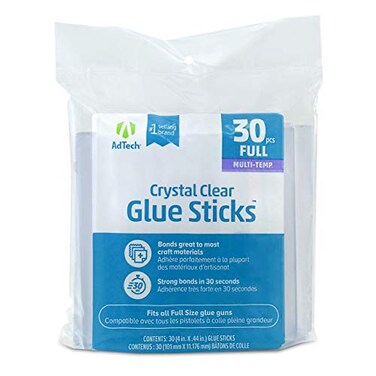 Adtech Adhesive Technologies 22014ZIP30 Multi Temp Full Size Glue 4Inch 30 Count Pack of 1