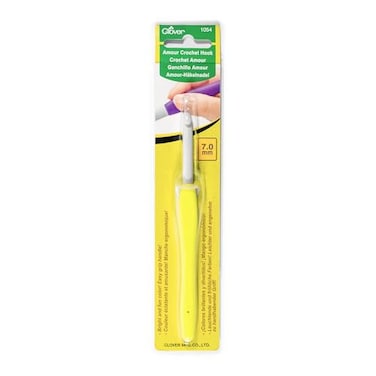 Clover Amour Crochet Hook 70 mmYellow