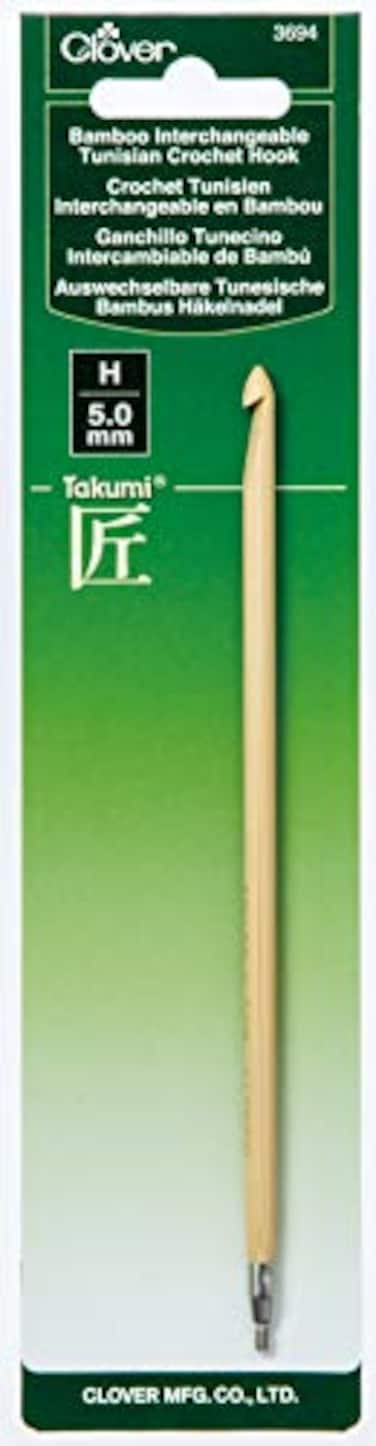 Clover 3694 Takumi Bamboo Interchangeable Tunisian Crochet Hook