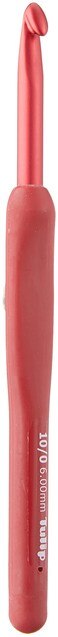 Tulip Etimo Red Crochet Hook WCushion GripSize 10600mm