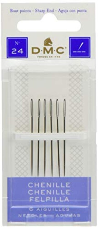DMC Chenille Hand Needles Size 24 6Pkg