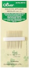 Clover Gold Eye Applique Needles Size 12
