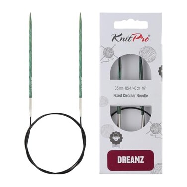 KnitPro Dreamz Fixed Circular Needles 16 40cm US Size 4 35mm
