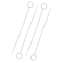 HSYMQ 4 Pcs Point Loop Turner Sewing Tool Tongue Crochet Tool Latch Hook Tool for Silicone Beads Belts Strips DIY Accessories