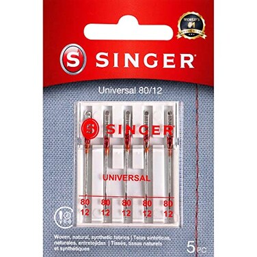 SINGER 04735 Sewing Machine Needles 5Pack 8012