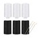 Simthread All Purpose Thread Polyester 3 White 3 Black 400 Yards Each with 16 Needles for Hand Sewing and Thread for Quilting Piecing Sewing Machines