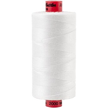 Mettler 91552000 Metrosene 100 Core Spun Polyester Thread 1 097 yd White