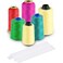 Honoson 100 Pcs Threads Net Spool Saver 6 x 06 Inch Sewing Embroidery Thread Netting for Makeup Brushes Mesh Spool Saver for Winding Embroidery Quilting Machine Mesh Flower100