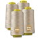 WAFASSZD Beige Serger Thread AllPurpose Thread for Sewing Polyester 4 Cones of 3000 Yards Each Spool for Sewing Machine