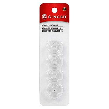 Singer Bobbins Class 15 Transparent 4Count