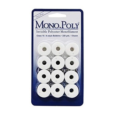 Superior Threads 119CL15CL Monopoly Clear Prewound Bobbins