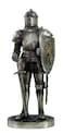Pacific Giftware PTC 7 Inch Medieval Knight with Shield and Sword Statue Figurine