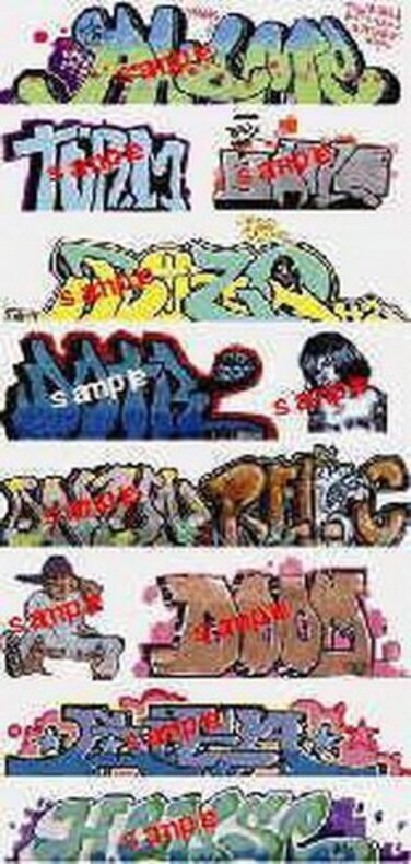 Blair Equipment Blair Line 2259 HO Scale Graffiti Decals Mega Set Set 10 pkg11