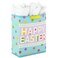 Hallmark 15 Extra Large Easter Gift Bag with Tissue Paper Happy Easter Polka Dots for Easter Baskets Easter Egg Hunts and Kids Presents