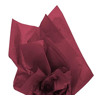 JAM PAPER Tissue Paper Burgundy 10 SheetsPack