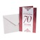 Hallmark 70th Birthday Greeting Card Scrollwork Pattern
