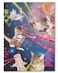 American Greetings Funny Blank Card Outer Space Laser Cats
