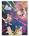 American Greetings Funny Blank Card Outer Space Laser Cats