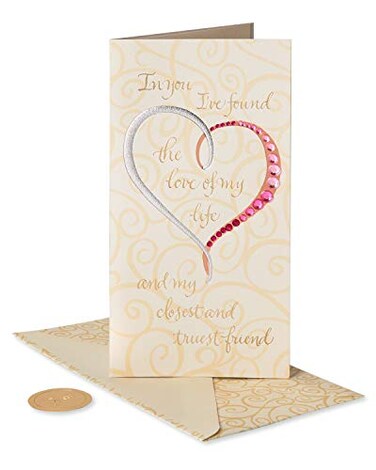 Papyrus Anniversary Card With All My Heart