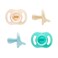 Tommee Tippee UltraLight StayPut Pacifier OnePiece Silicone Design 06m 4 Pack