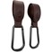 Baby Uma Stroller Hooks for Bags 2 Pack LeatherStyle Stroller Clips and Hooks NonSlip Stroller Accessories Carry 11 lbs Per Stroller Hook Universal Baby Essentials Stroller Accessories
