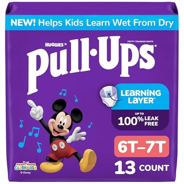 PullUps Boys Potty Training Pants Size 6T7T Training Underwear 5575 lbs 13 Count