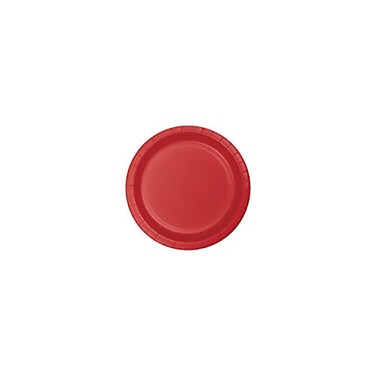 Creative Converting 75Count Value Pack Paper Dessert Plates Classic Red